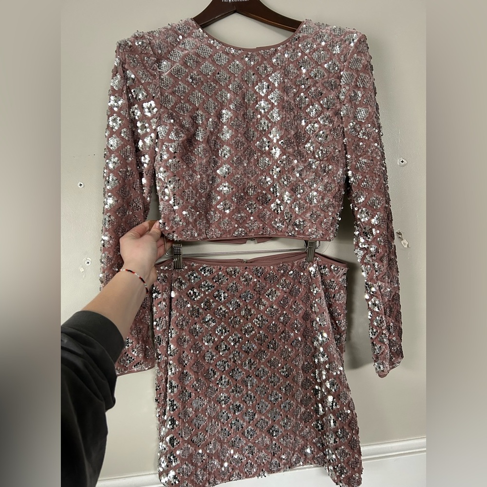 Sequin two set party dress